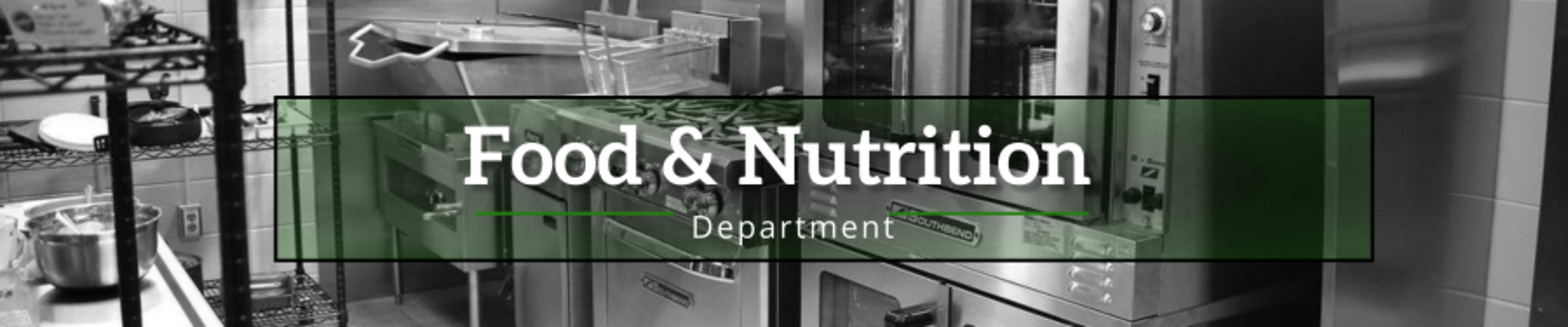 food & nutrition department graphic