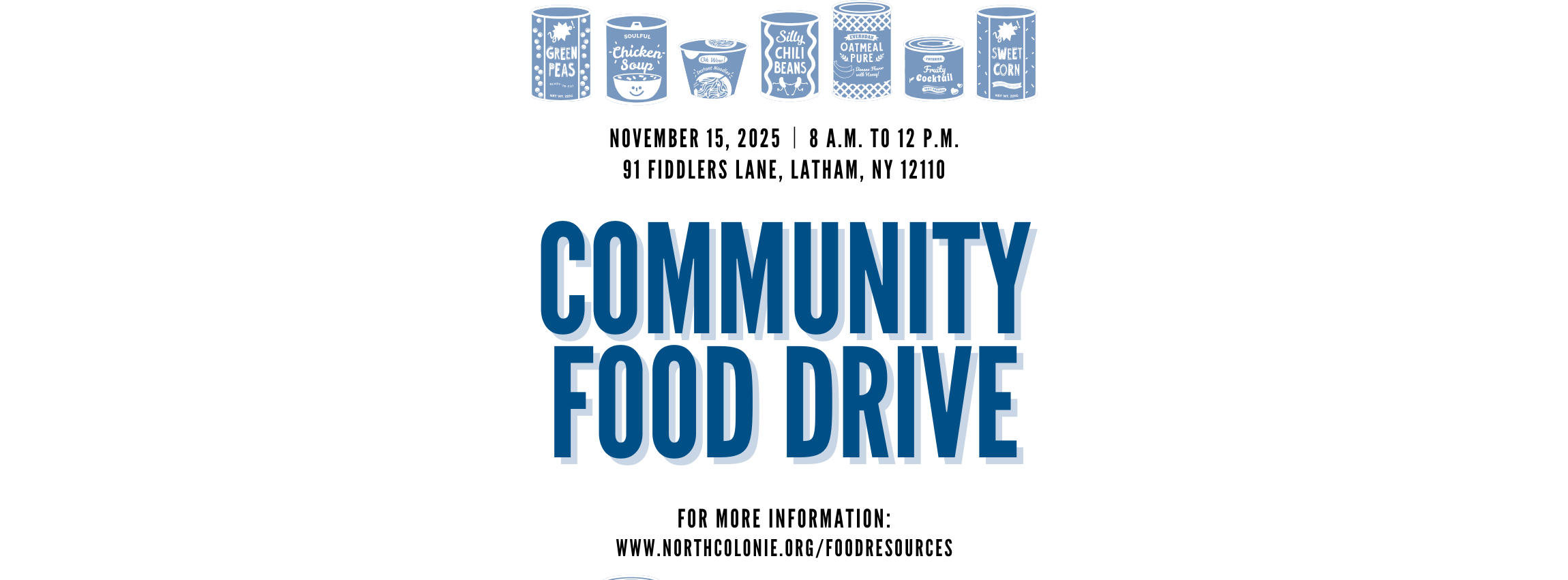 Community Food Drive Flyer 