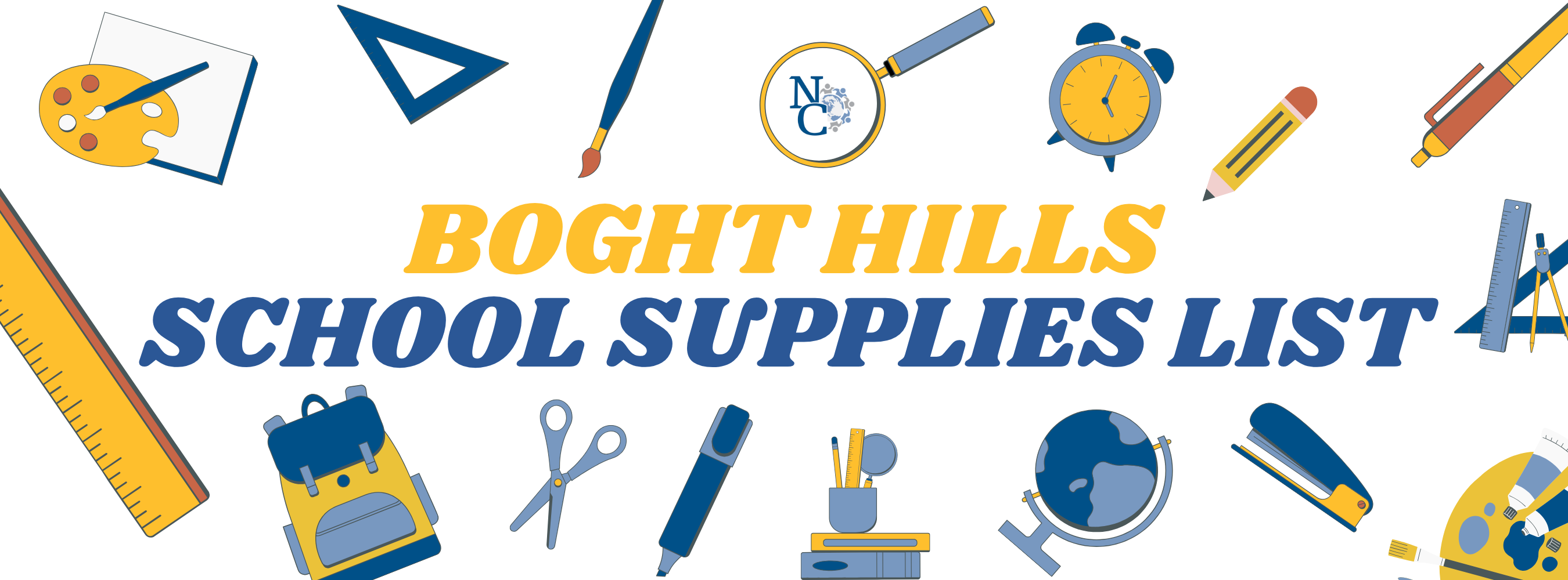Boght Hills School Supplies List