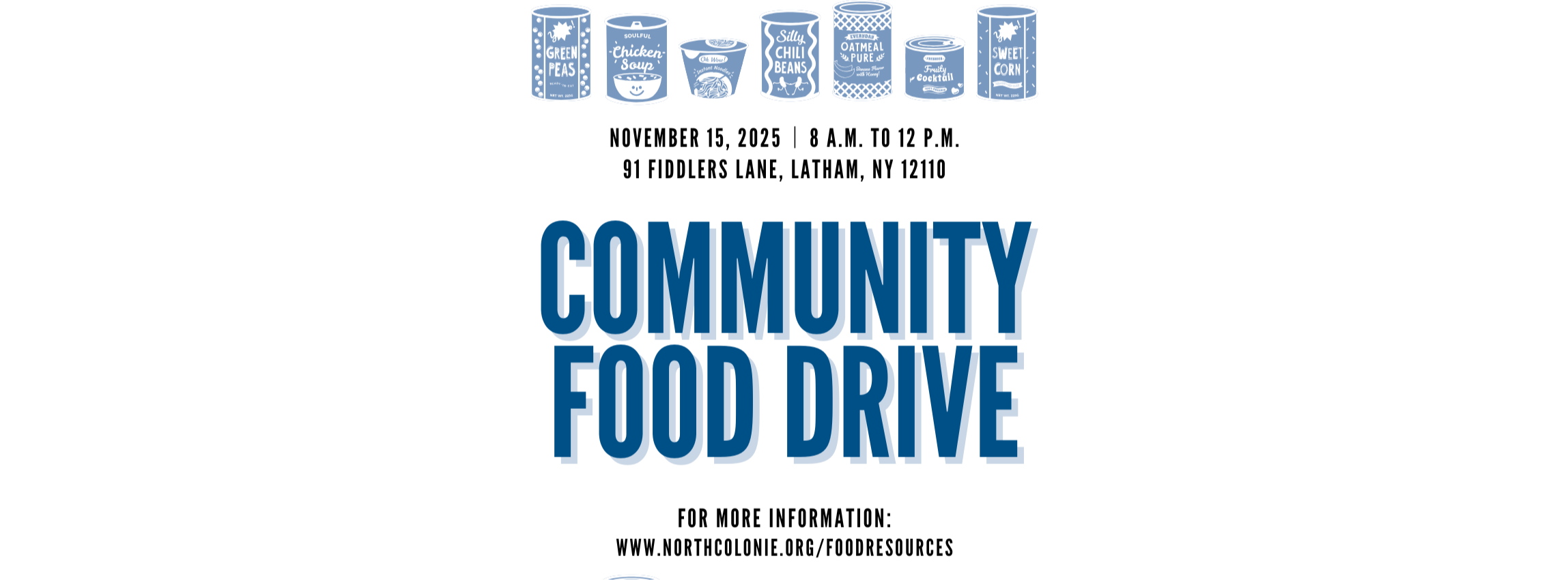 Community Food Drive Flyer 