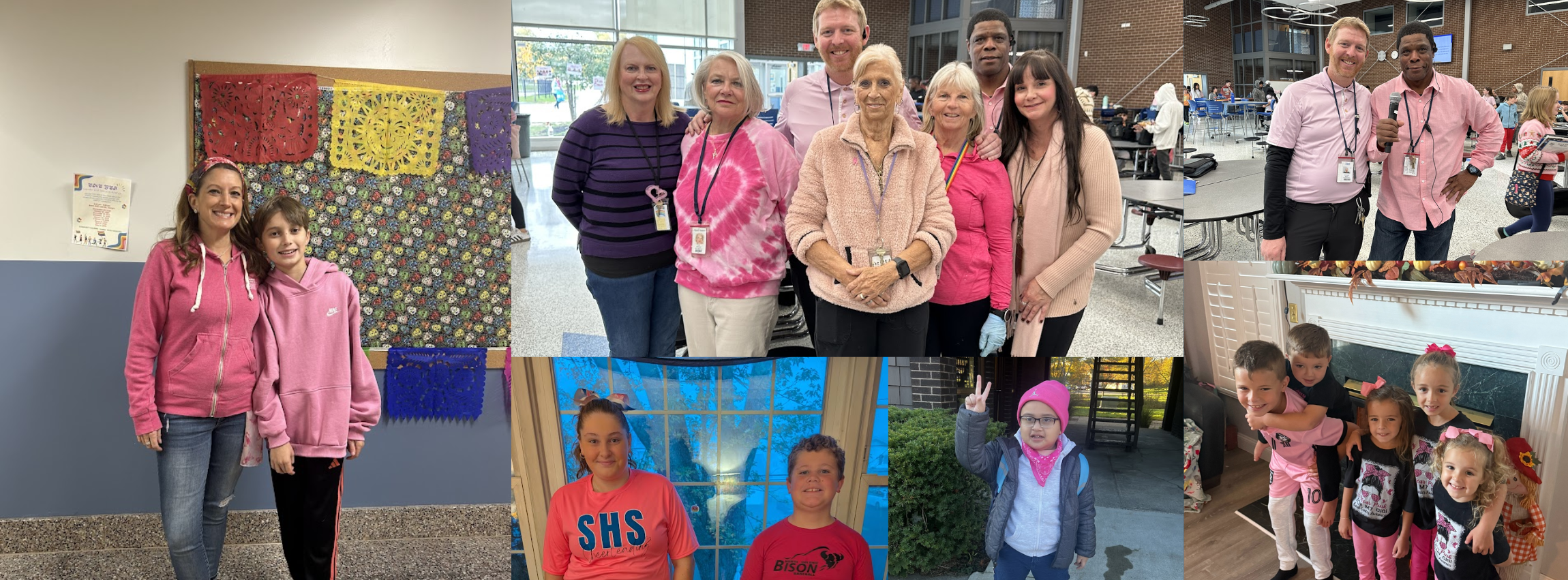 North Colonie wearing pink in support of breast cancer awareness month