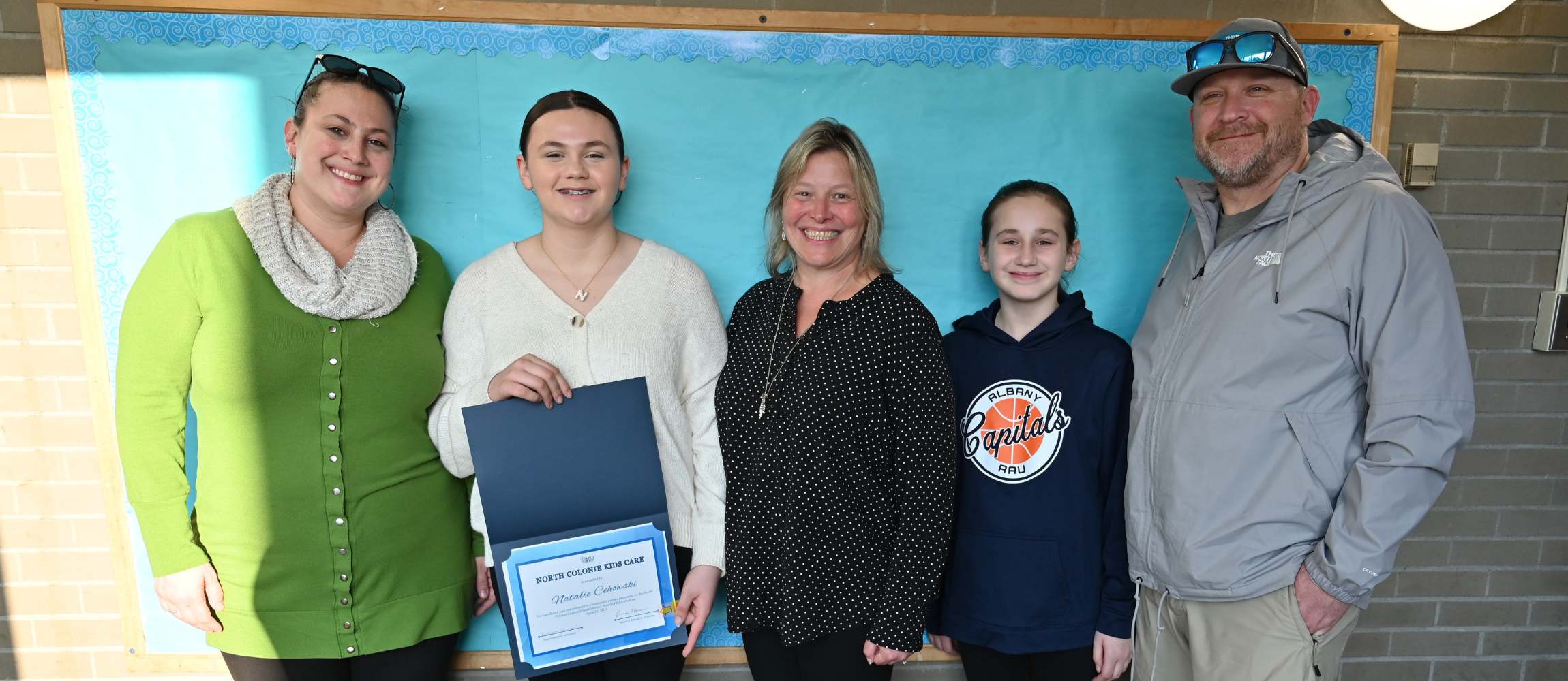SMS Student Honored as an April 2025 Kids Care Recipient
