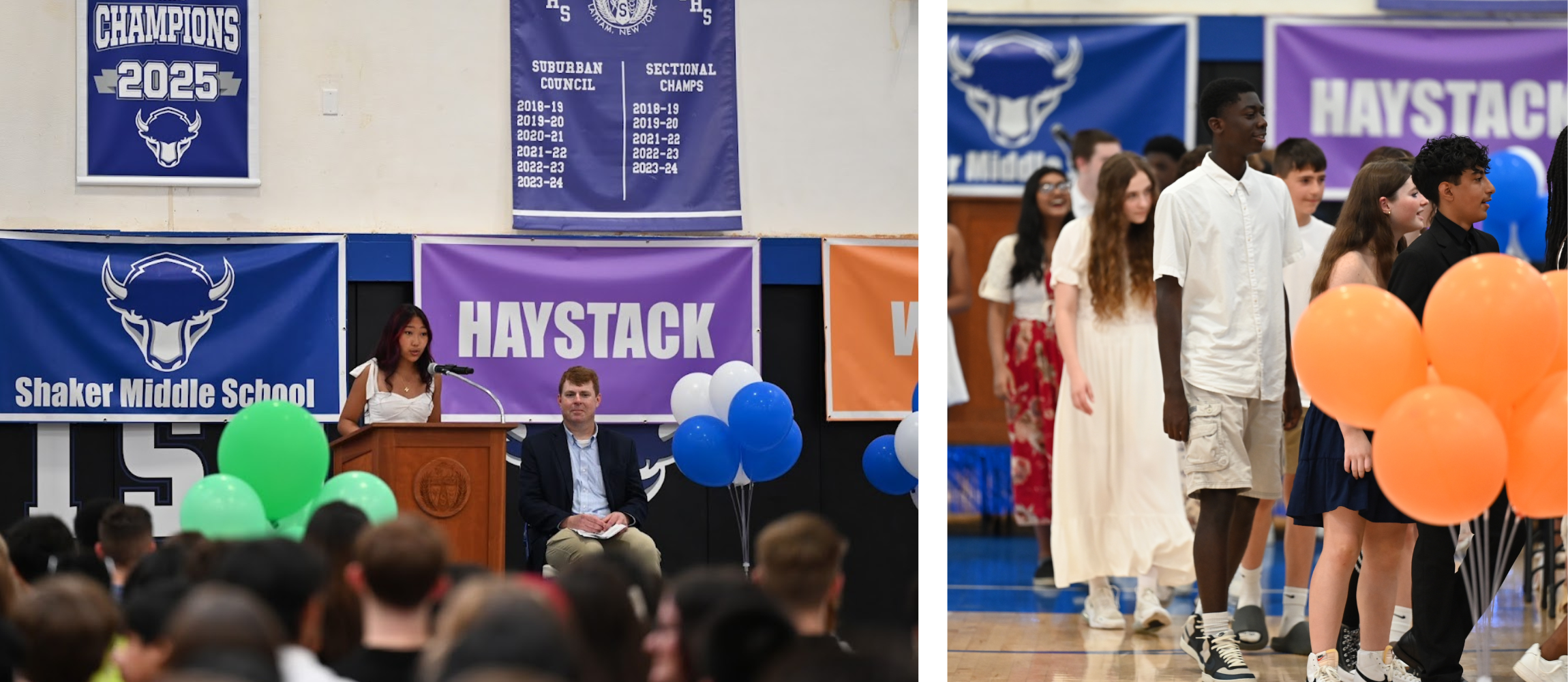 Shaker Middle School students graduating 