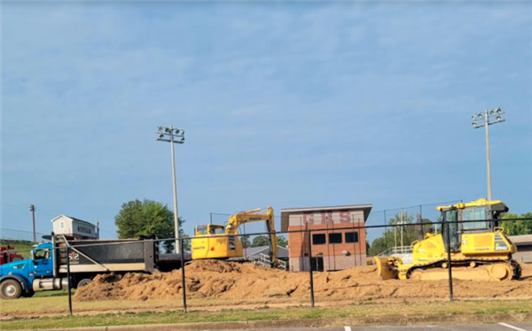 field under construction