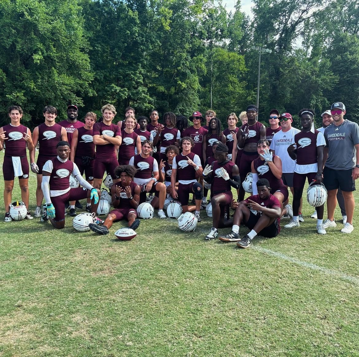 7 on 7