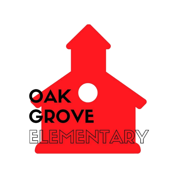 Oak Grove Elementary School Logo, Red School House