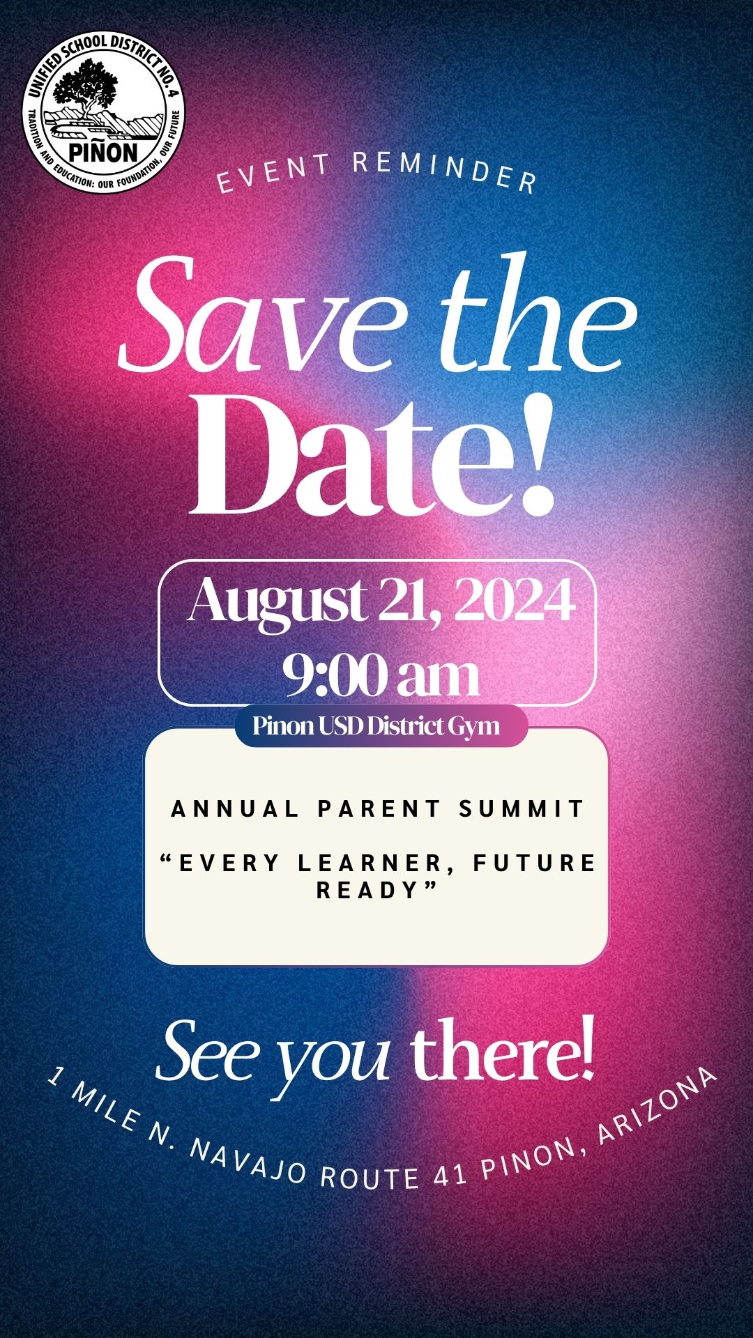 1st quarter Annual Parent Summit