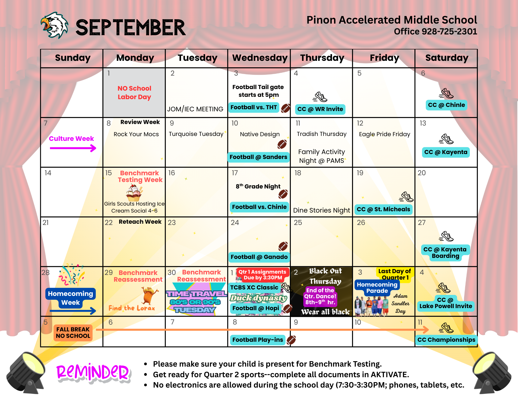 Sept calendar