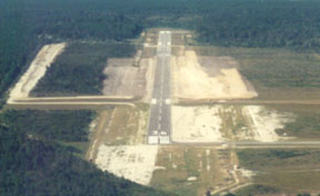 aerial view of airport