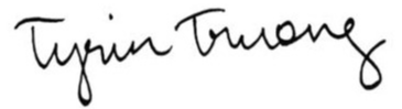 Tyrin Z. Truong cursive 
