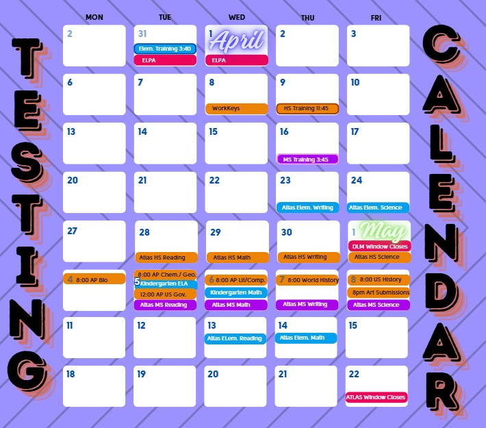Testing Calendar