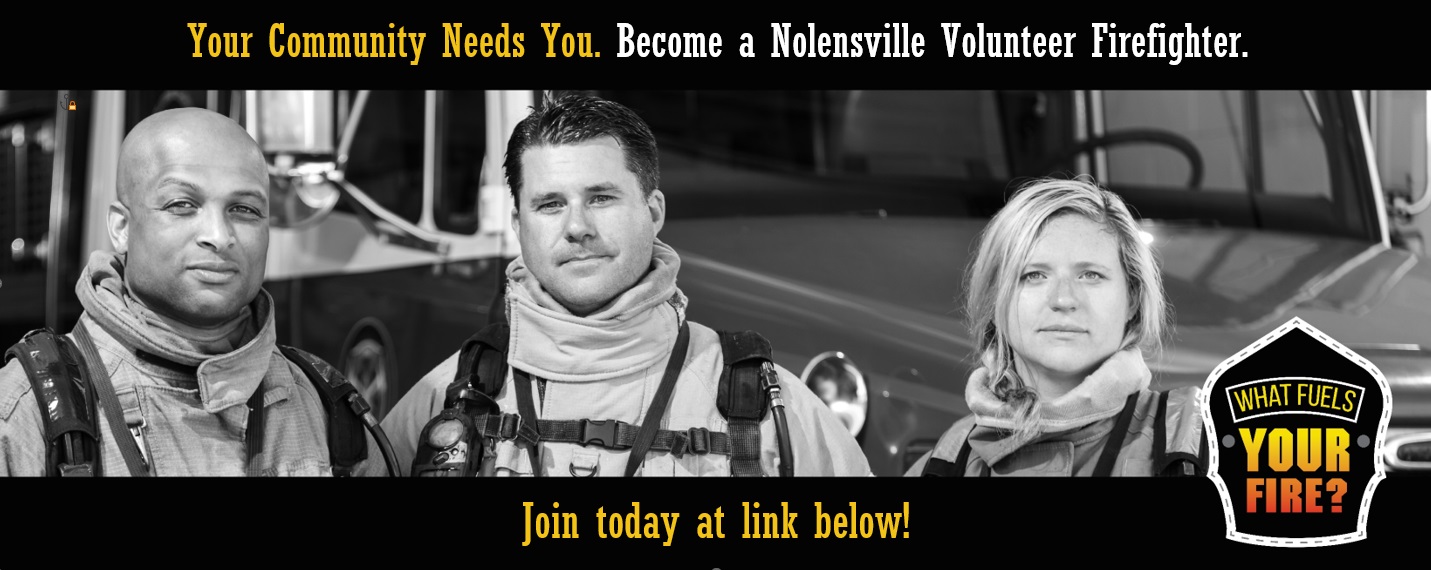 Your Community Needs You. Become a Nolensville Volunteer Firefighter. Join today at link below!
