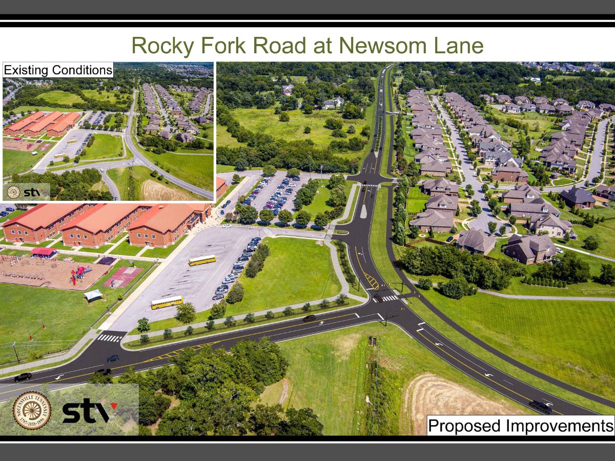 Rocky Fork Road at Newsom Lane