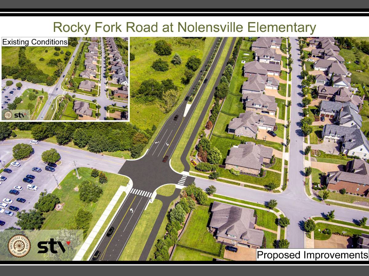 Rocky Fork Road at Nolensville Elementary