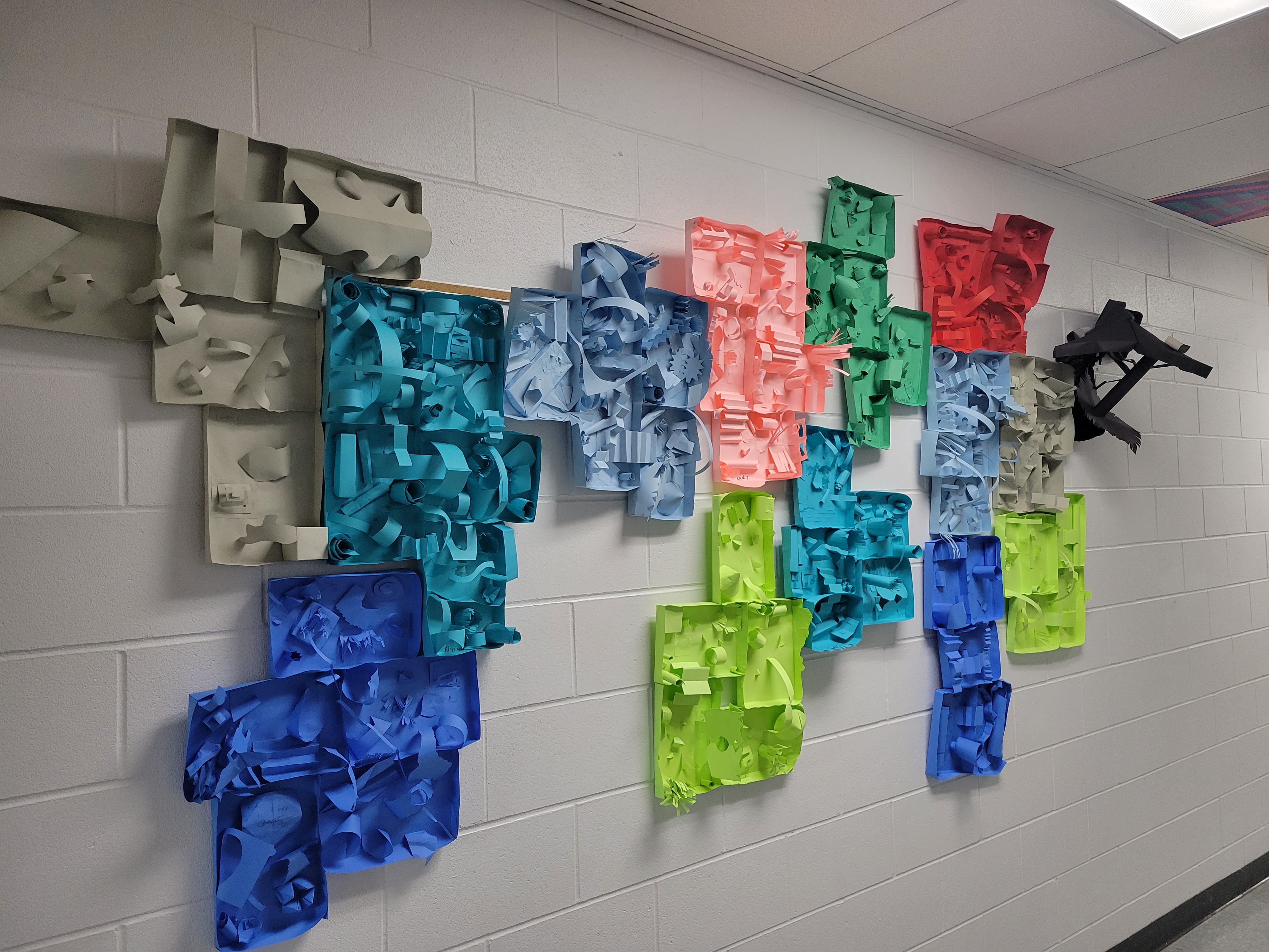 Nevelson Style Relief Sculptures