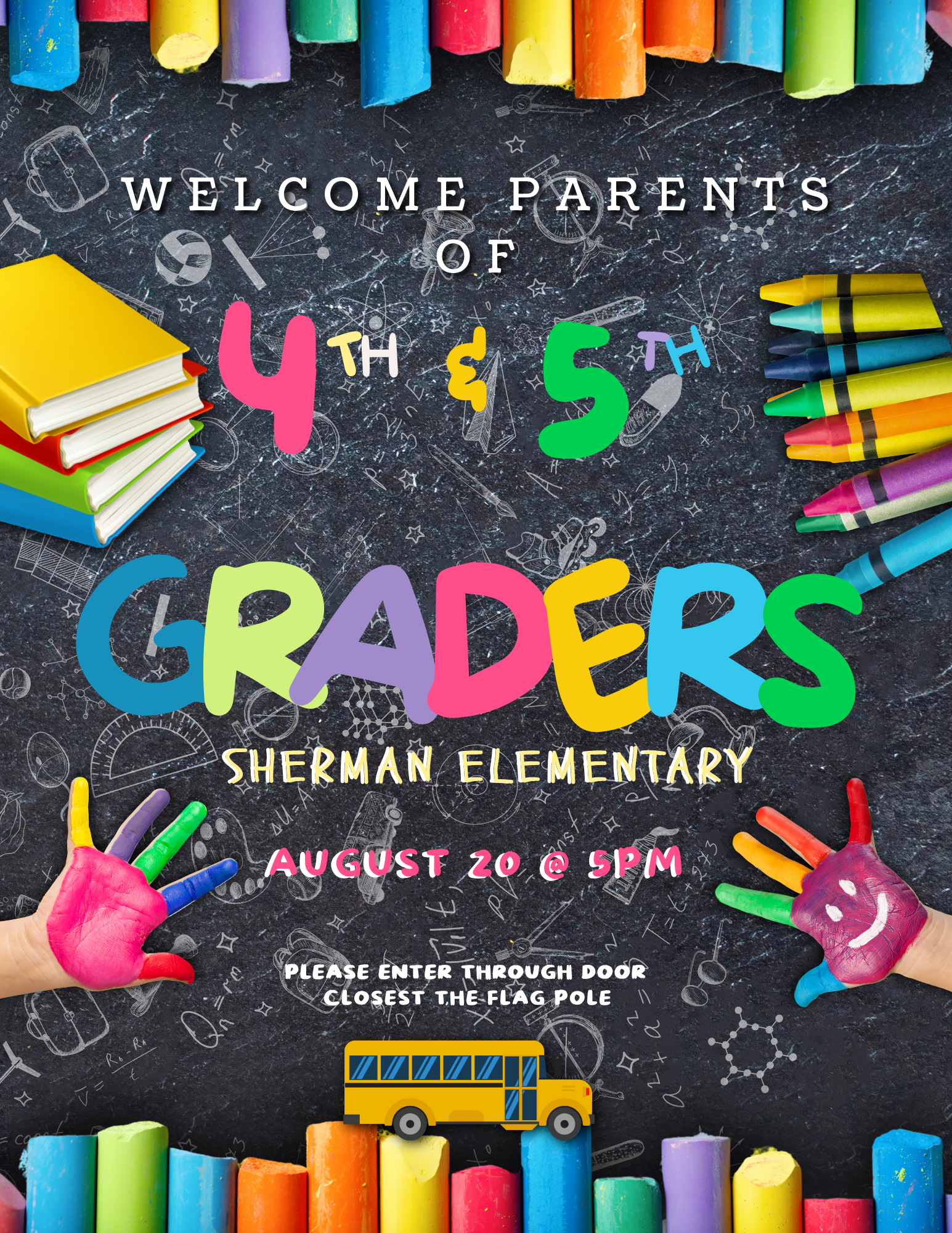 flyer for parent meeting 4 and 5