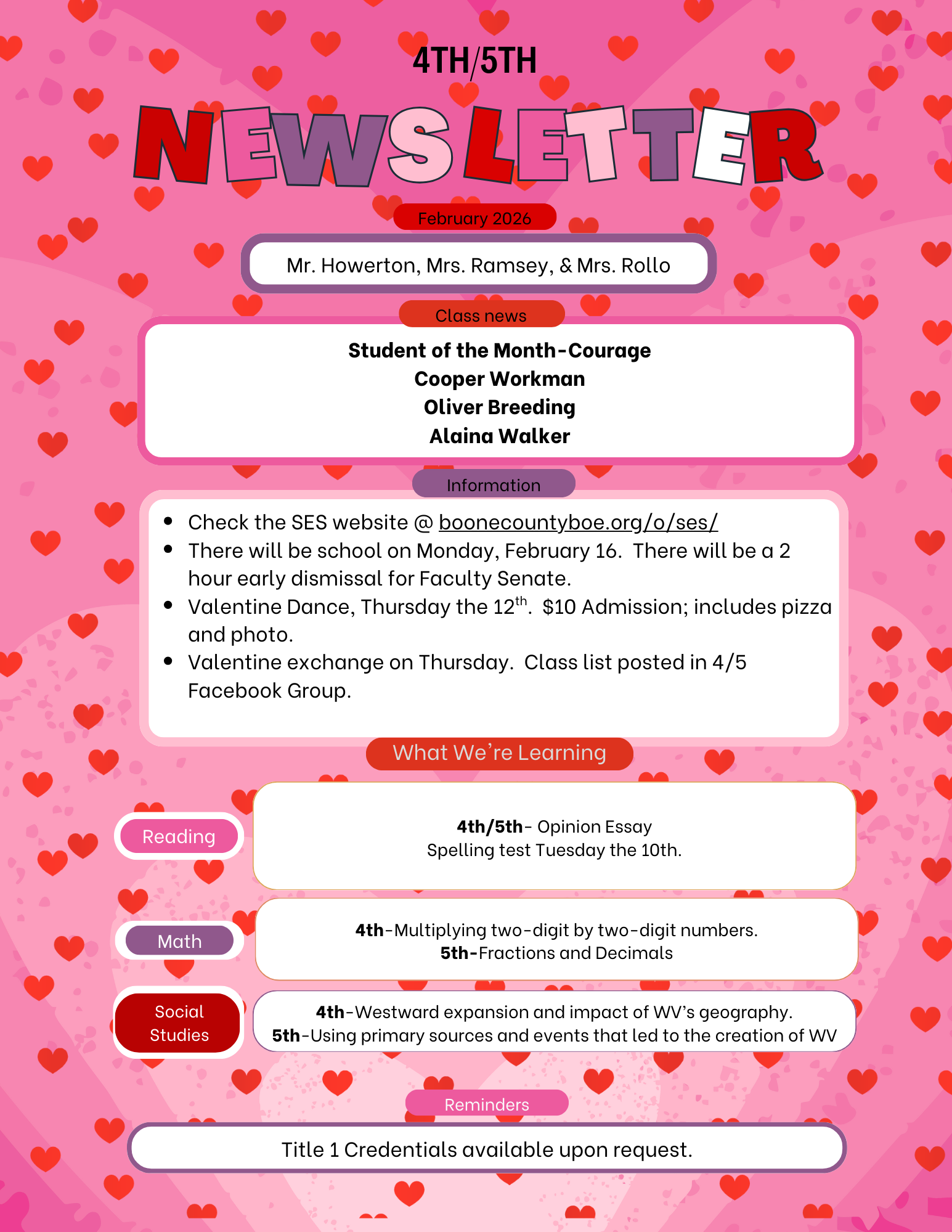 feb newsletter