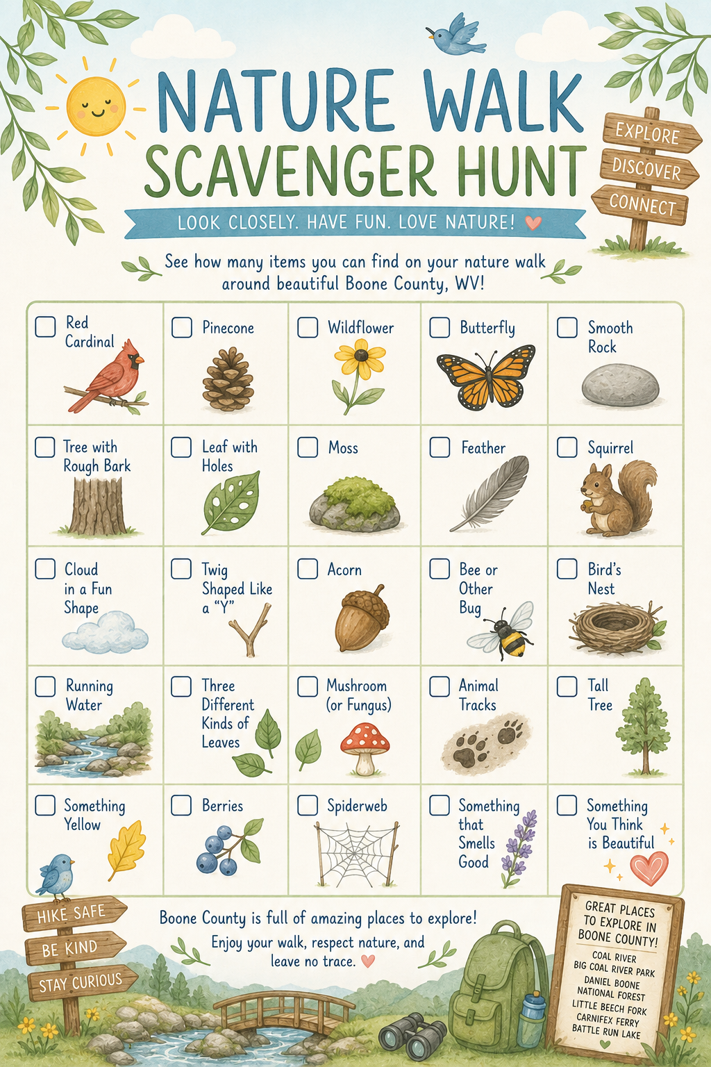 Nature Scavenger Hunt