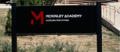 McKinley Academy sign