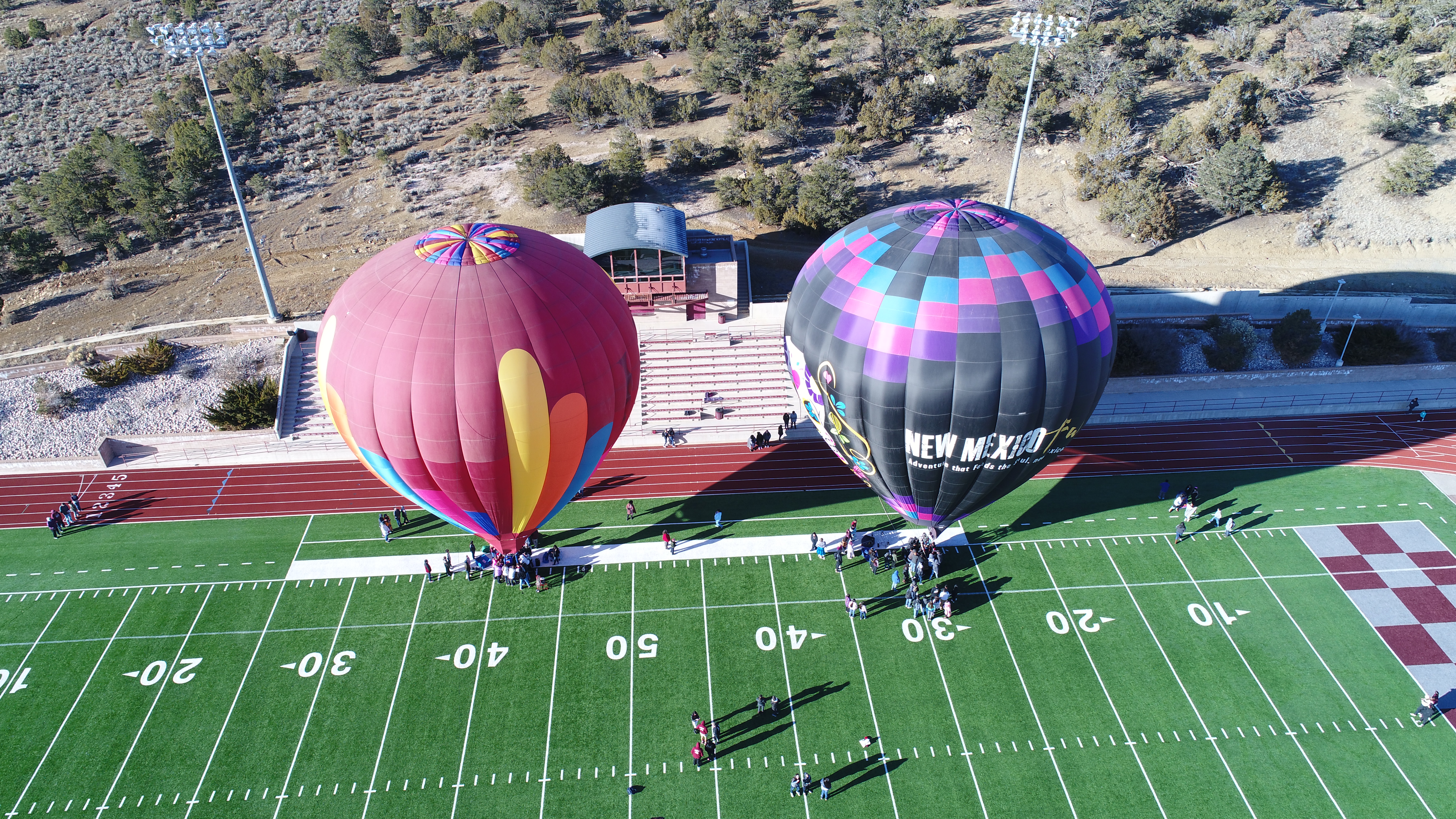 hot air balloons