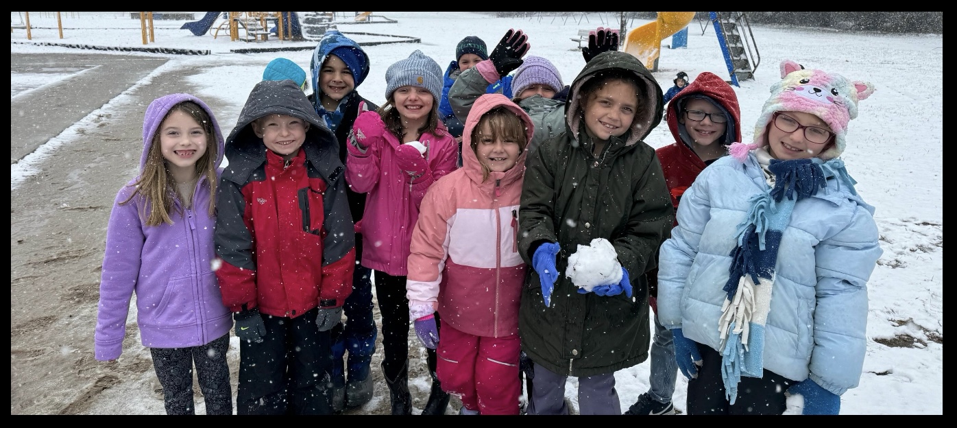 First Snow on the Playground