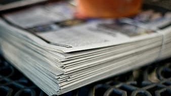 Stack of news papers