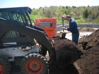 Composting truck