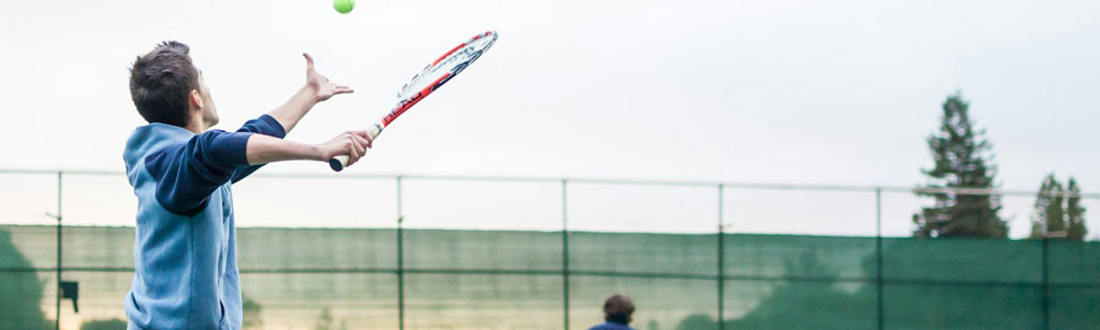 Man Playing Tennis