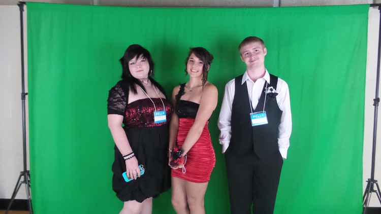 Students smiling