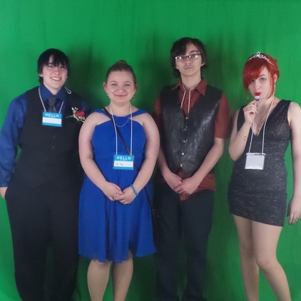 students smiling
