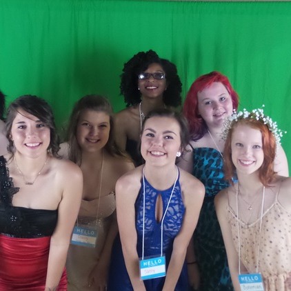 students smiling