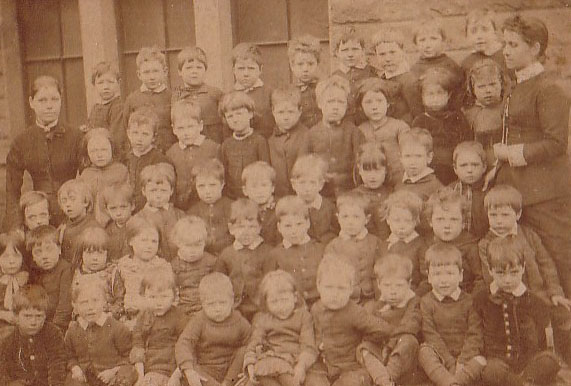 Students attending the West Burlington Public School, Fairview.