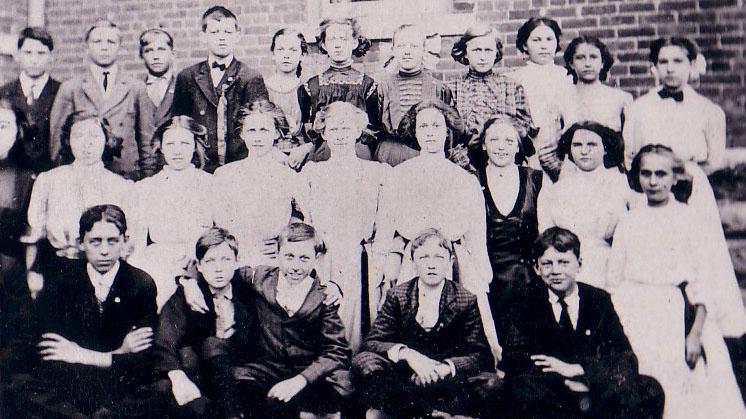 Students attending the West Burlington Public School, Fairview.