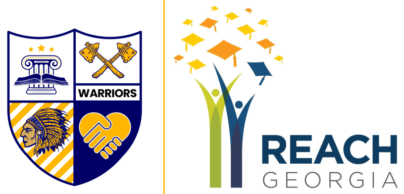 School logo and Reach Georgia logo