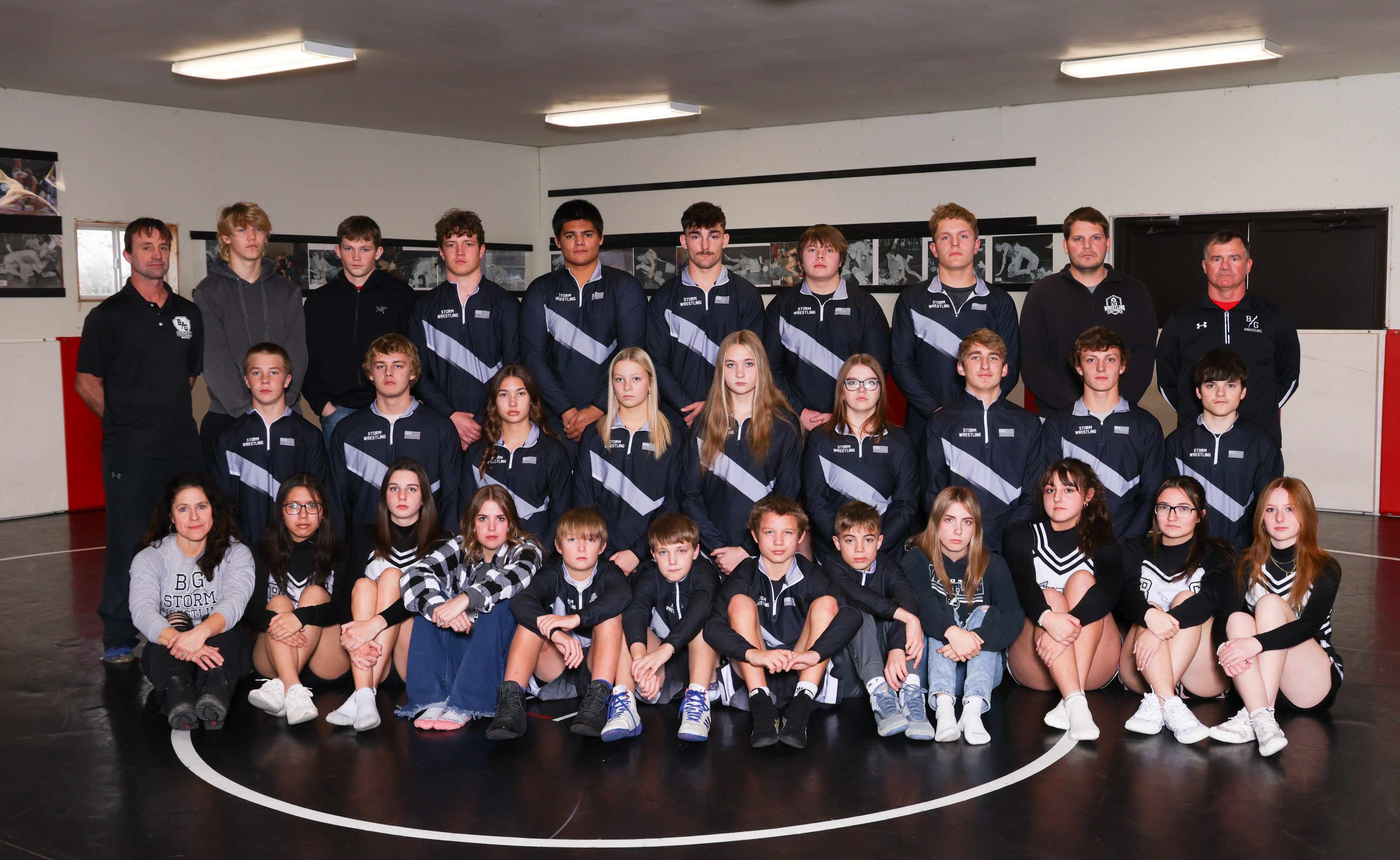 wrestling team at gyn