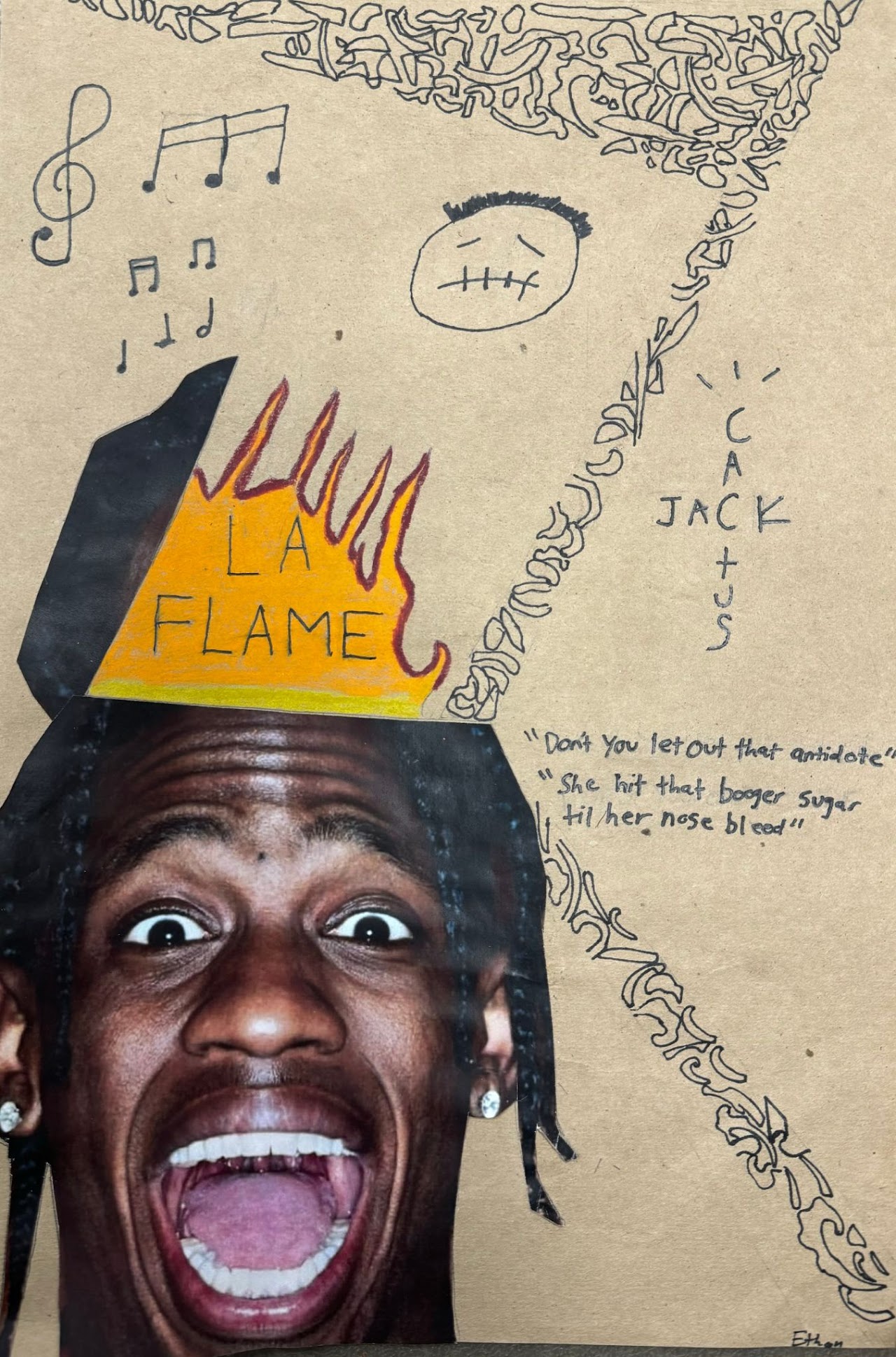 Collages inspired by:  Loui Jove