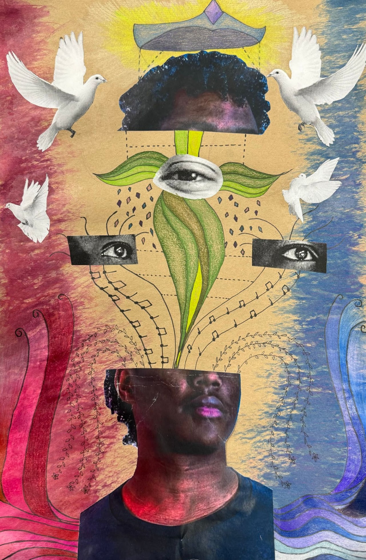 Collages inspired by:  Loui Jove
