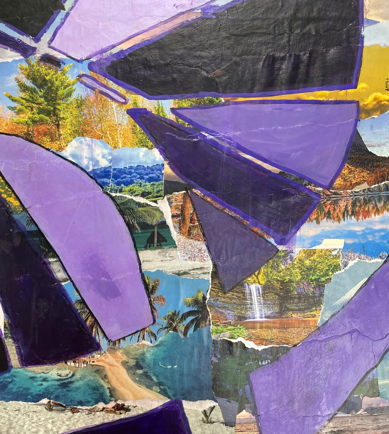 Trip Collages inspired by:  Leslie DeRose