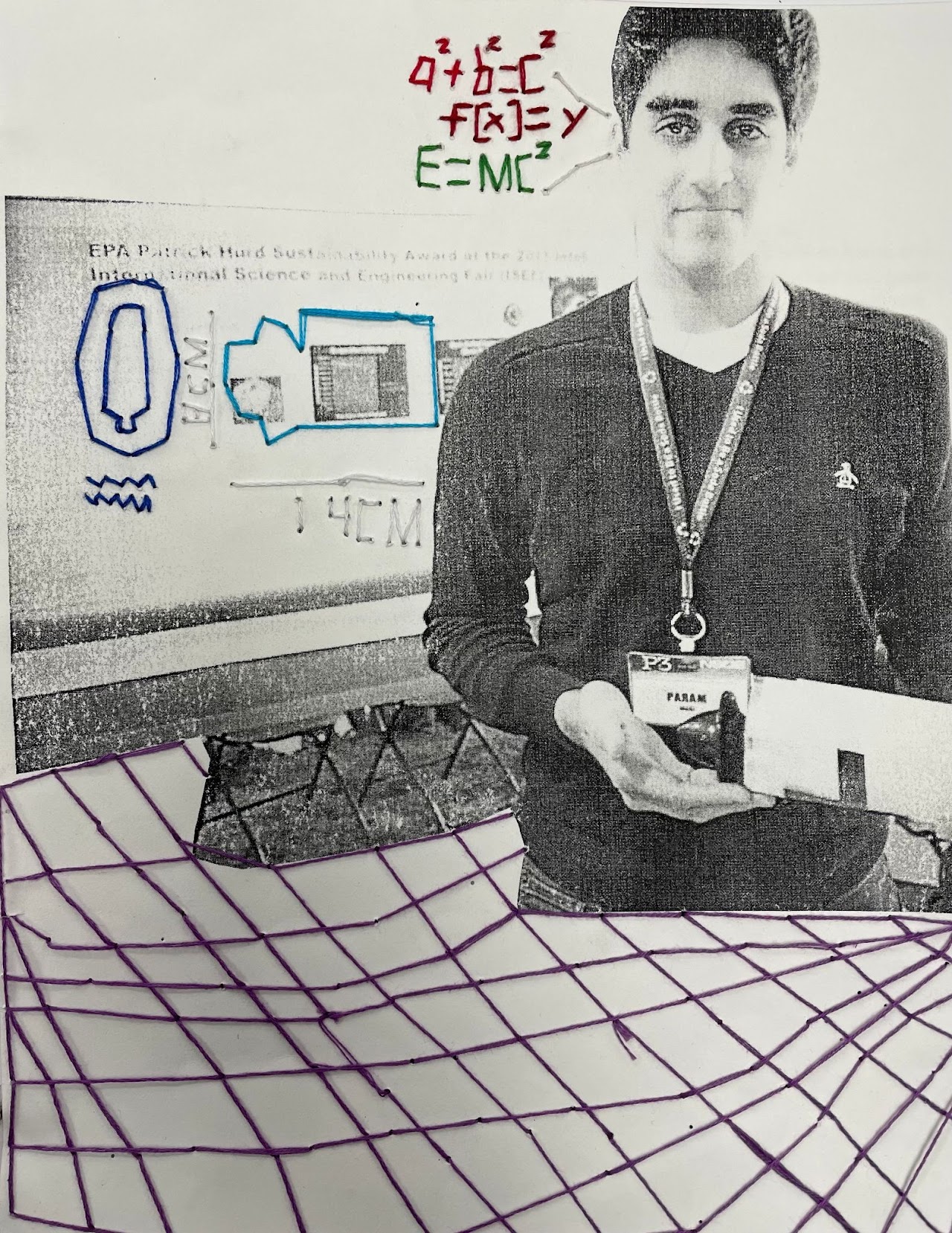 Victoria Villasana inspired Visionary Stitched Portraits