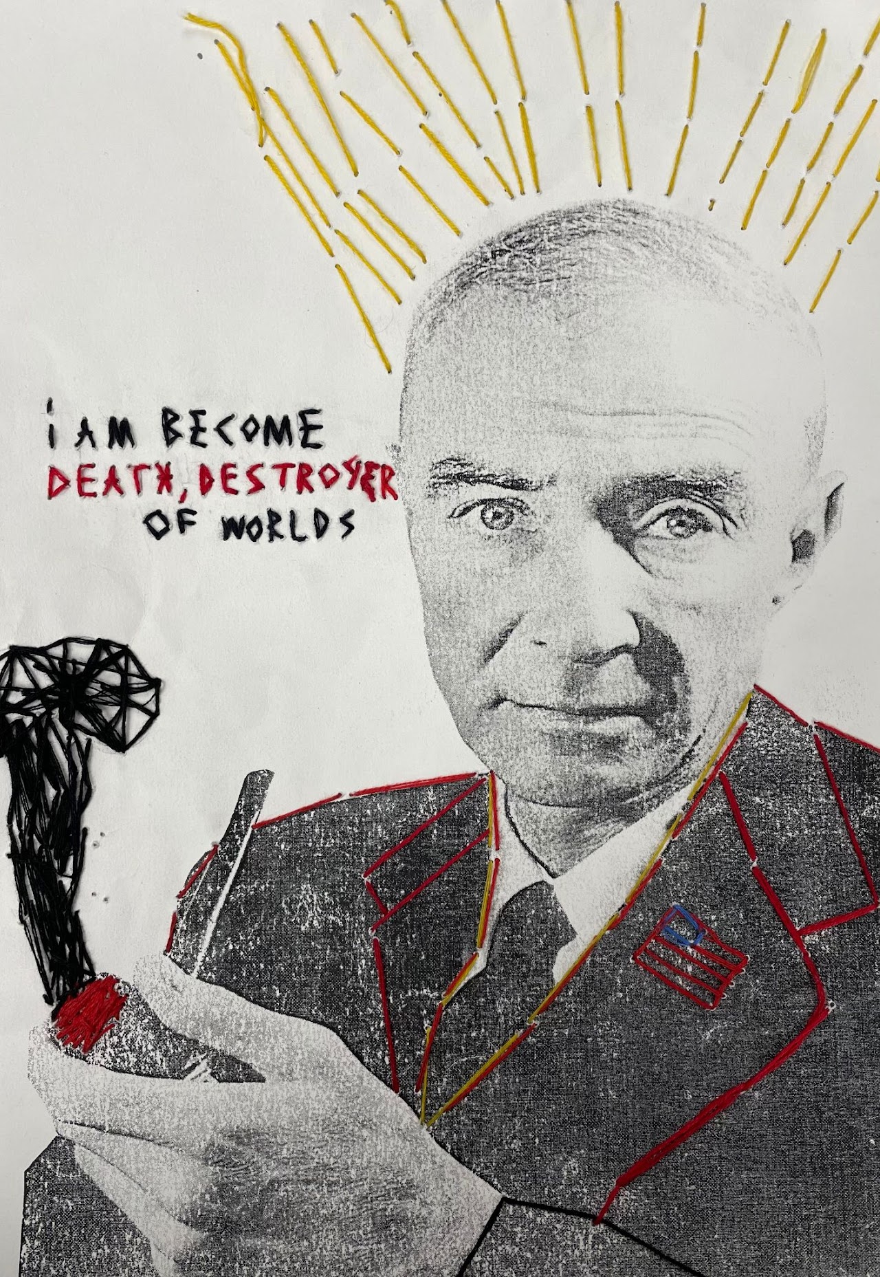 Victoria Villasana inspired Visionary Stitched Portraits