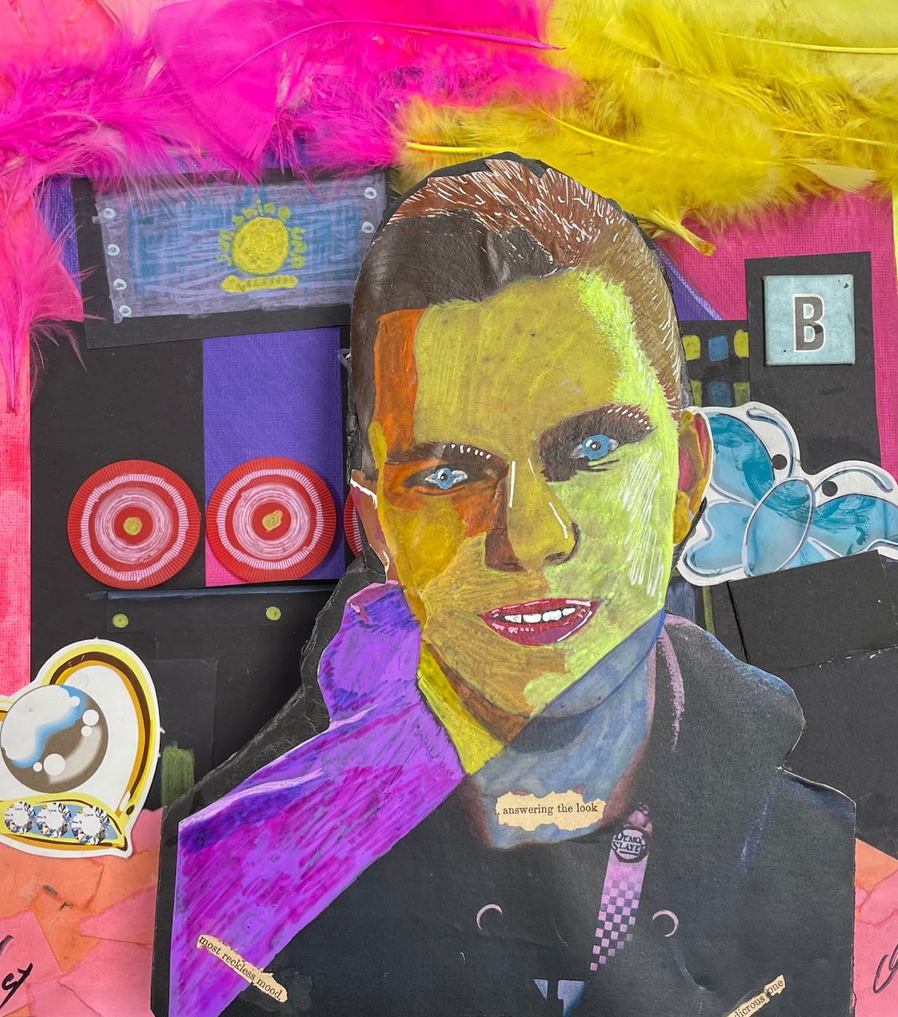 Mixed Media Self Portraits