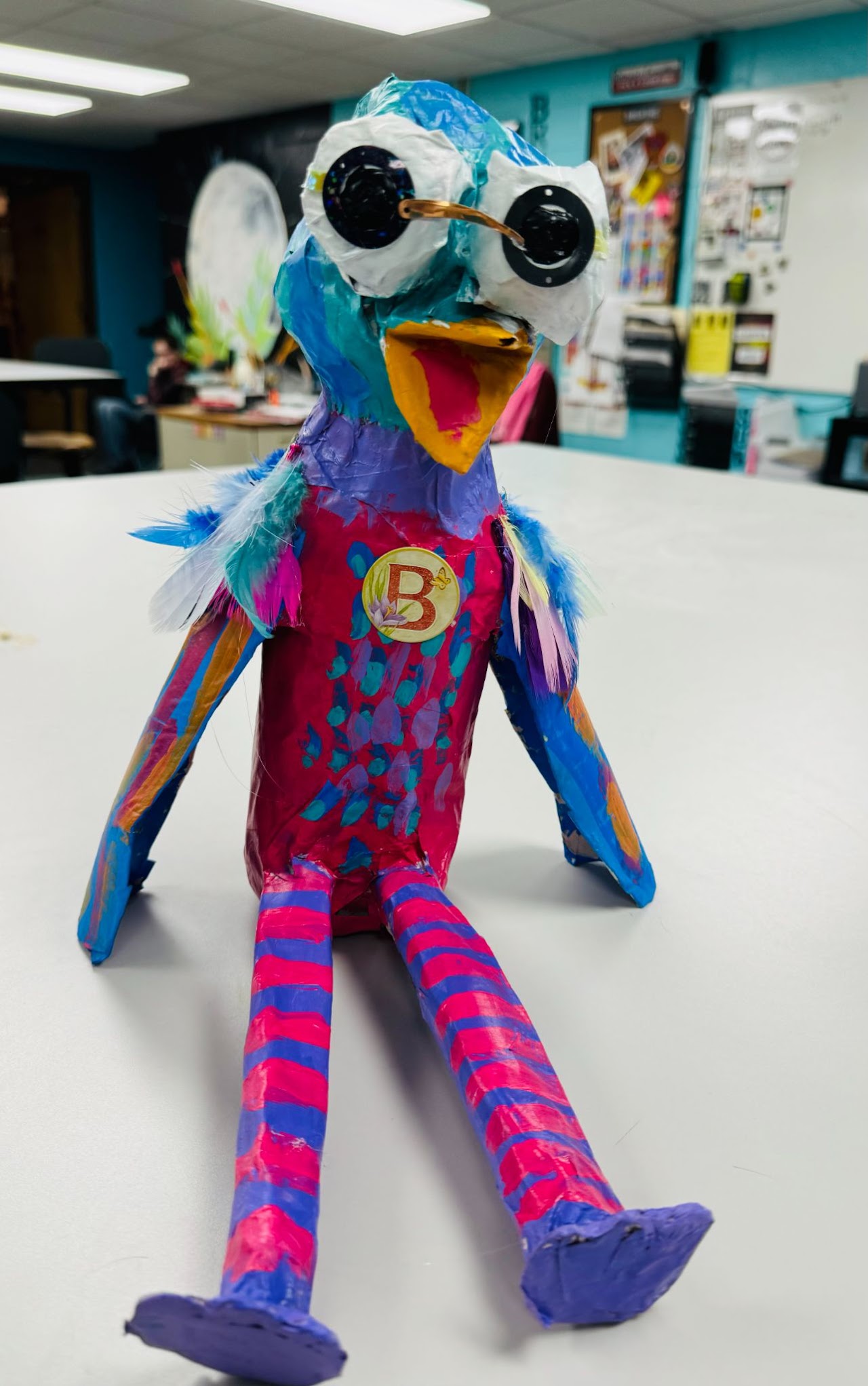 Paper-Mache Birds & Fish