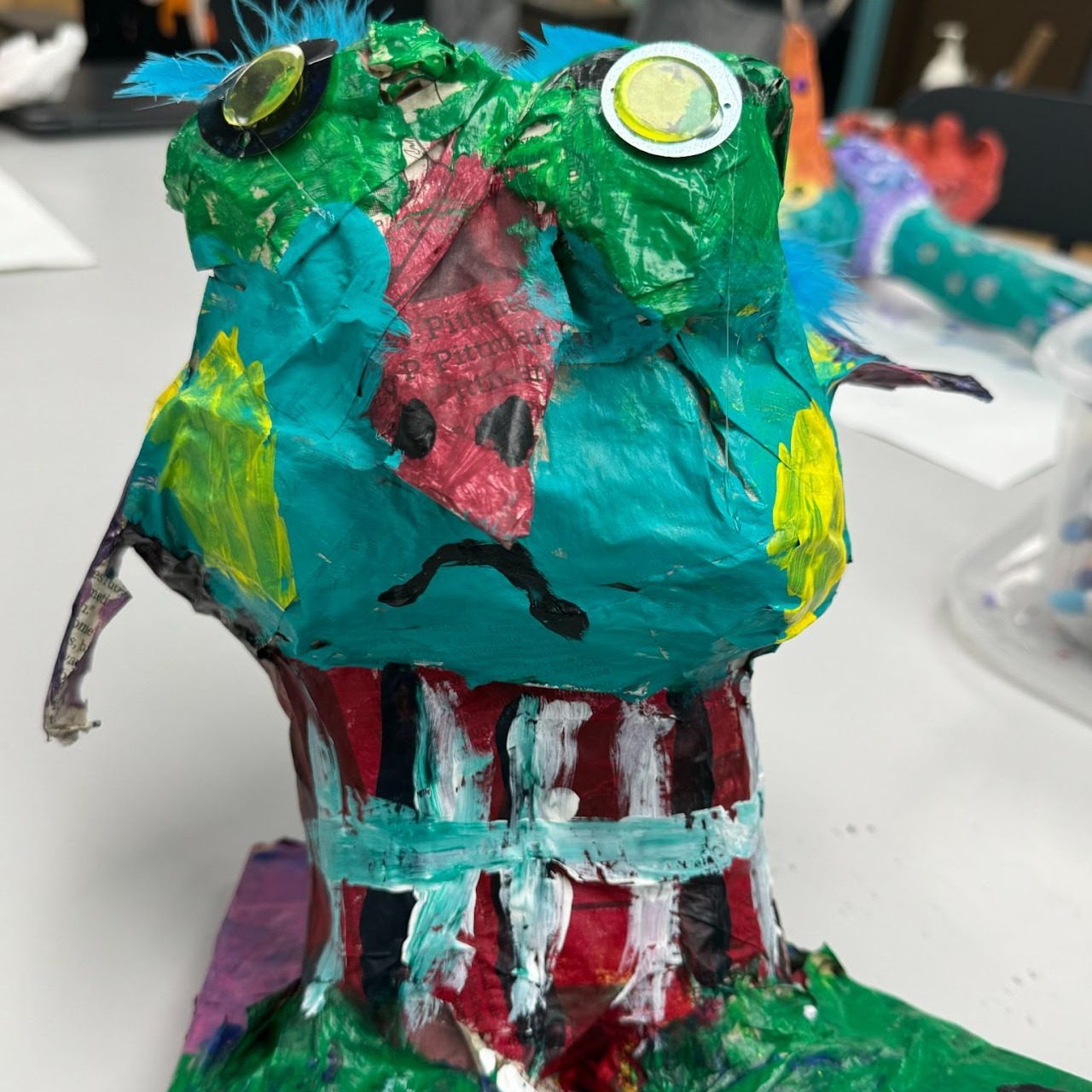 Paper-Mache Birds & Fish