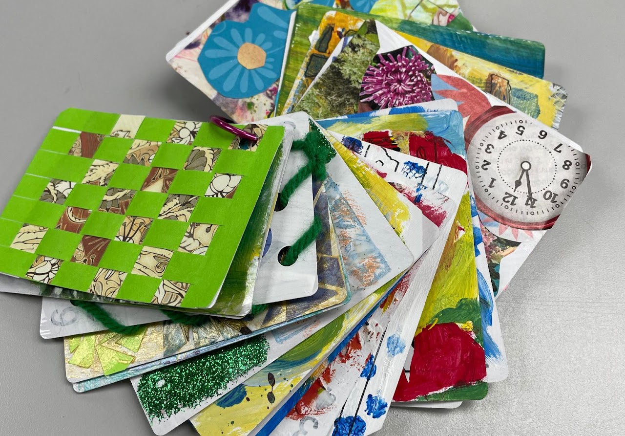 Mixed Media Playing Card