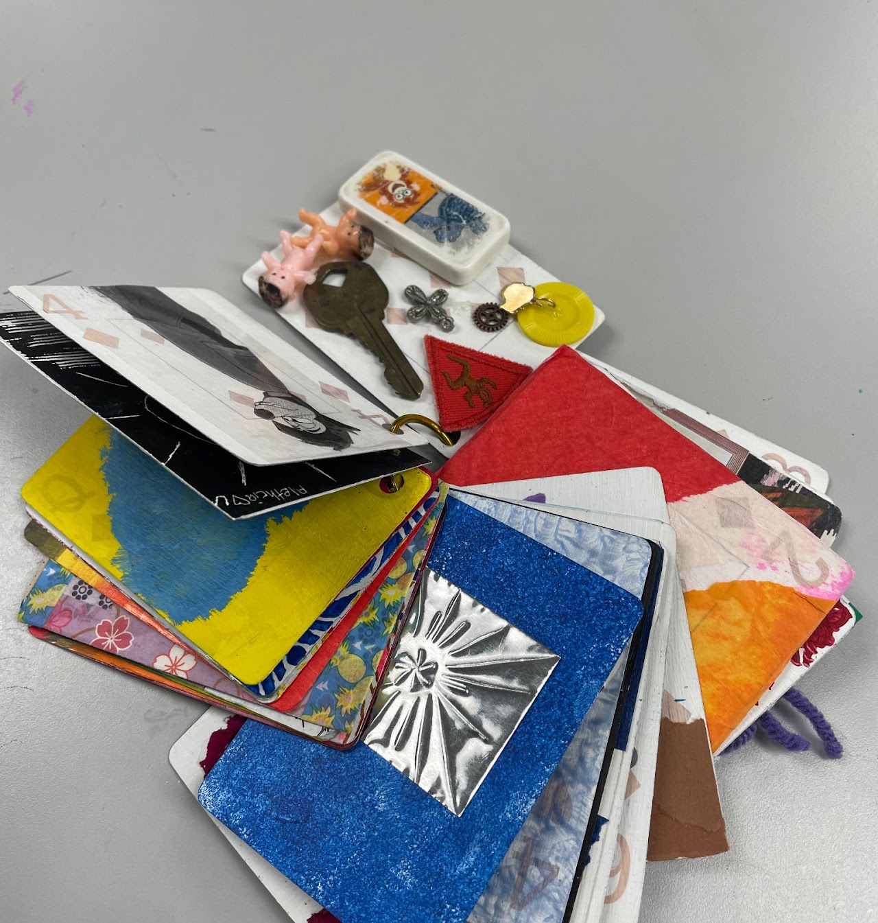 Mixed Media Playing Card