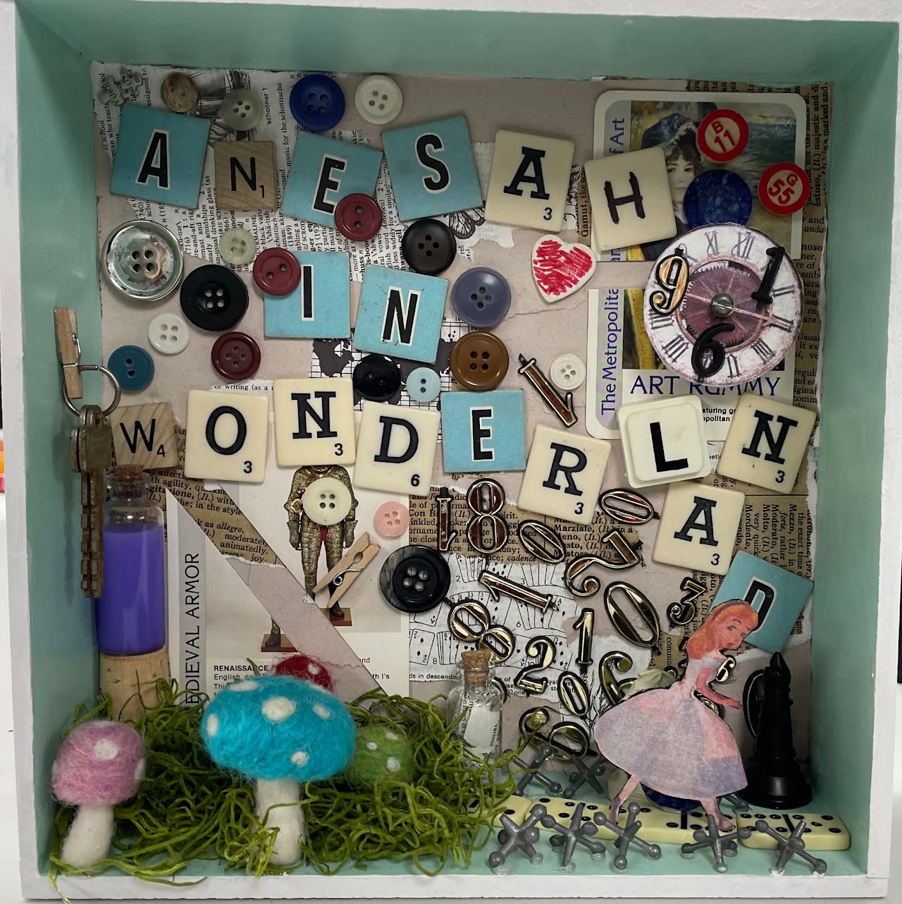 Mixed Media Found Object Assemblages