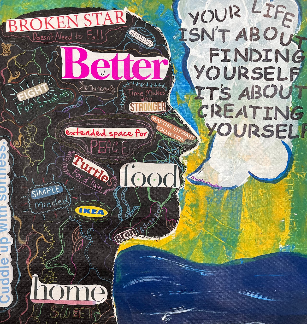 Mixed Media Portrait