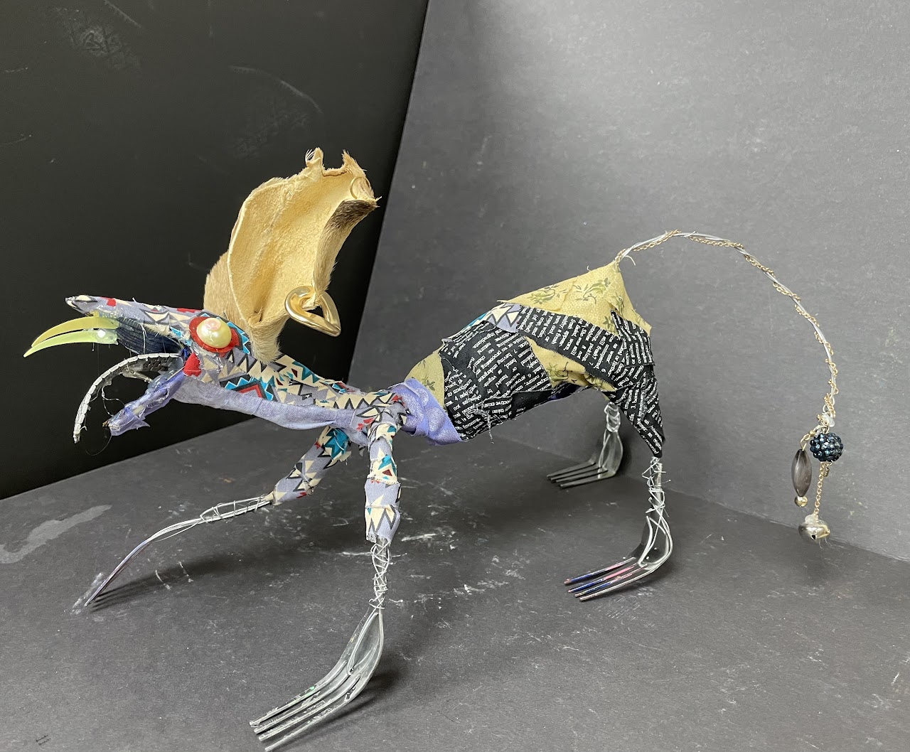 Futuristic Found Object Sculptures