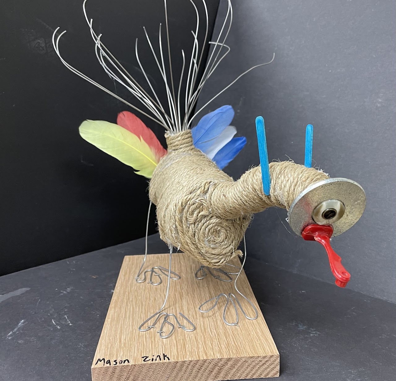 Futuristic Found Object Sculptures