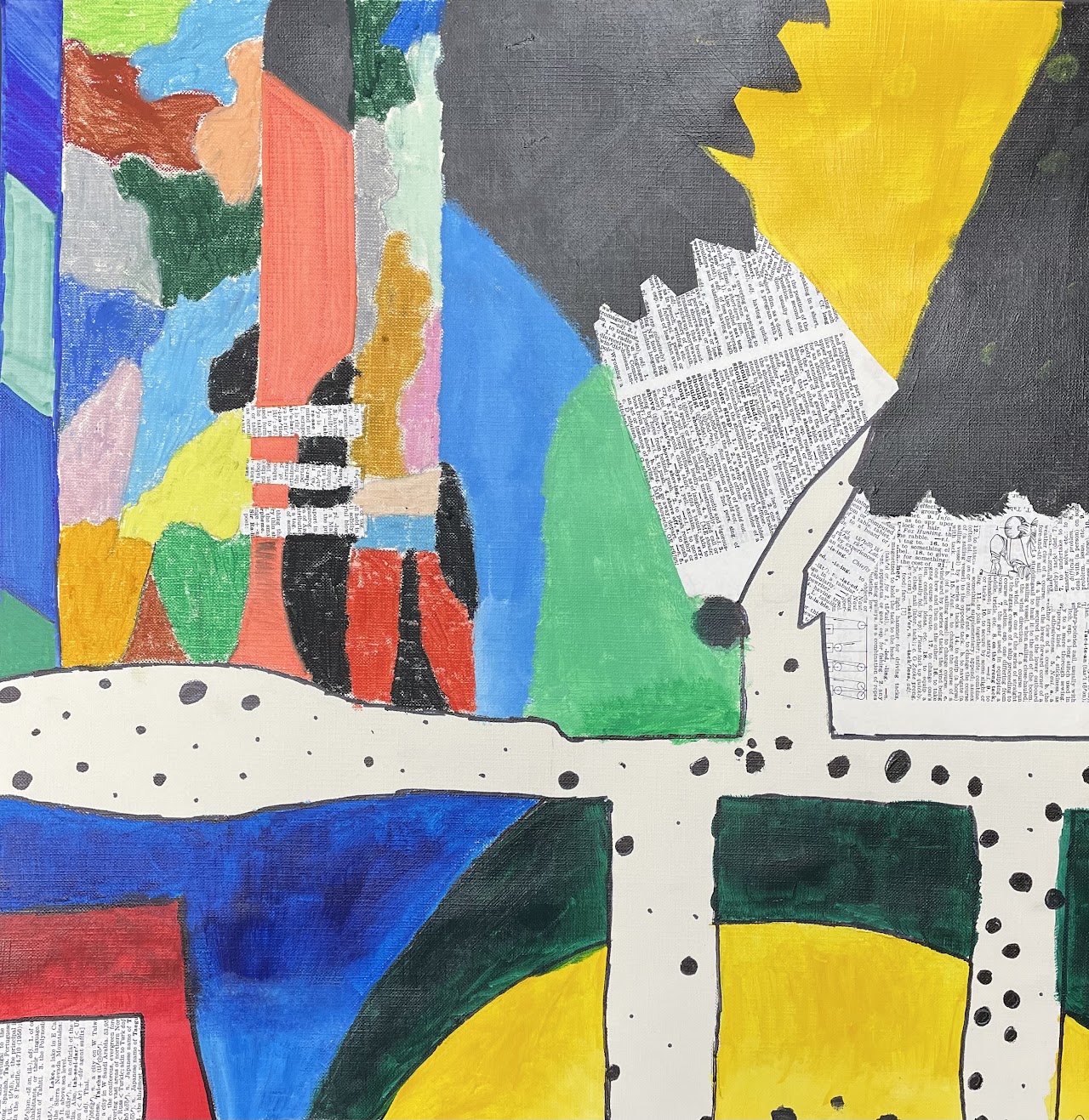 Abstract Mixed Media Paintings